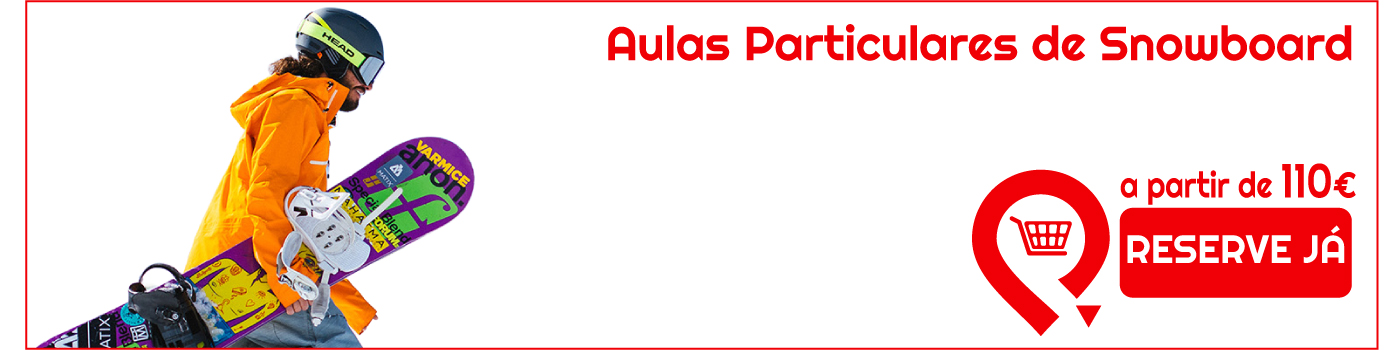 Aulas particulares de snowboard