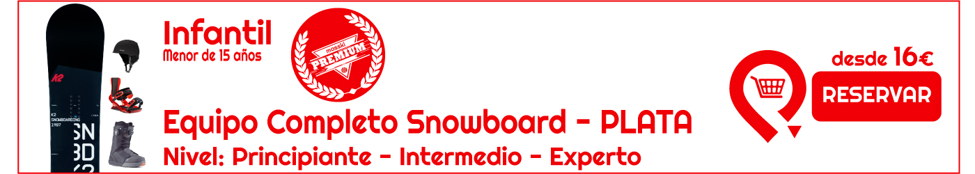 Equipo Snowboard Infantil en Sierra Nevada Equipo Snowboard Infantil en Sierra Nevada